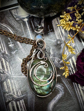 Labradorite and Moonstone w/ Copper moon