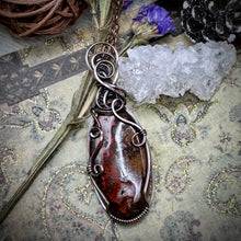 Red Seam Agate in Copper