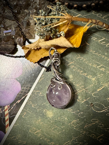 Amethyst Sphere in Sterling Silver