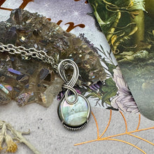 Mother of Pearl ‘moon’ in Sterling