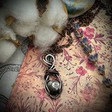 Hypersthene Heart in copper