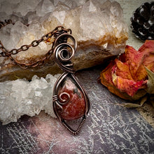 Rhodochrosite in Copper