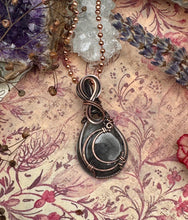 Tourmalinated Quartz w/ Moon in Copper