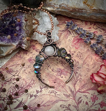 Crescent Moon in Copper