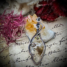 Golden Rutile and Opal in Copper