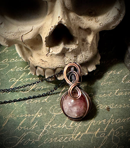 Hematoid Quartz Sphere in Copper