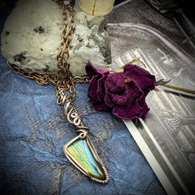 Labradorite ‘Knife’ in Copper