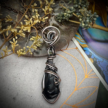 Raw Tourmaline and Smoky Quartz in Copper