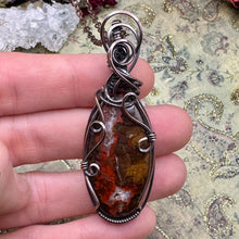 Red Seam Agate in Copper