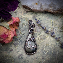 Gold Sheen Obsidian with Copper Moon