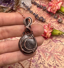 Tourmalinated Quartz w/ Moon in Copper
