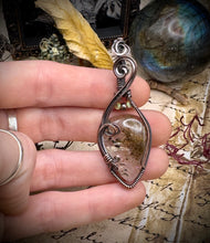 Golden Rutile and Opal in Copper