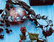 Classic black and white horror bracelet