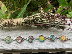 Tarot Bracelet- 6 image bronze