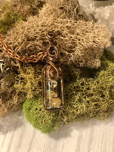 Witch Bottles in sterling or copper